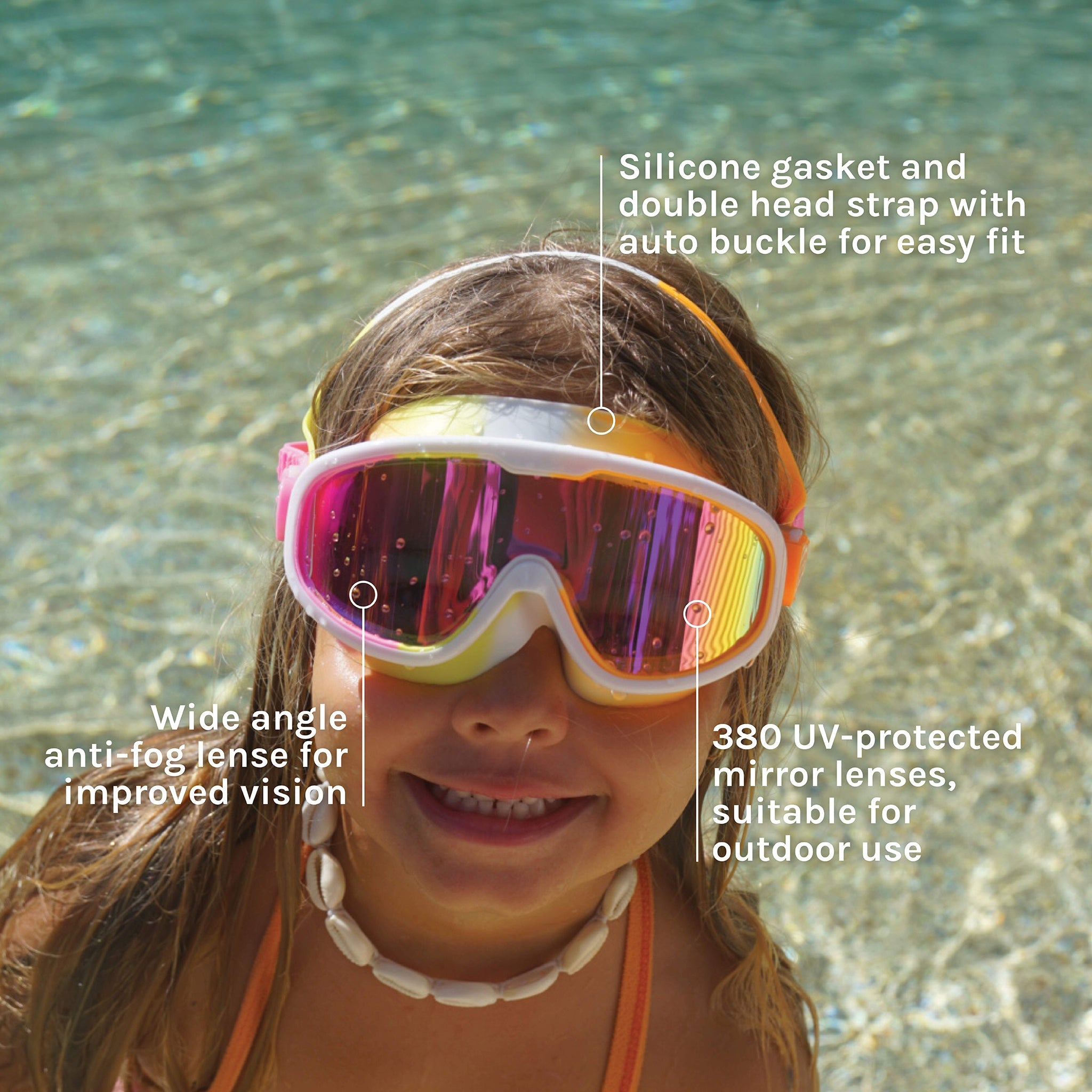 Sunnylife Kids Swim Mask - Poppy the Peach