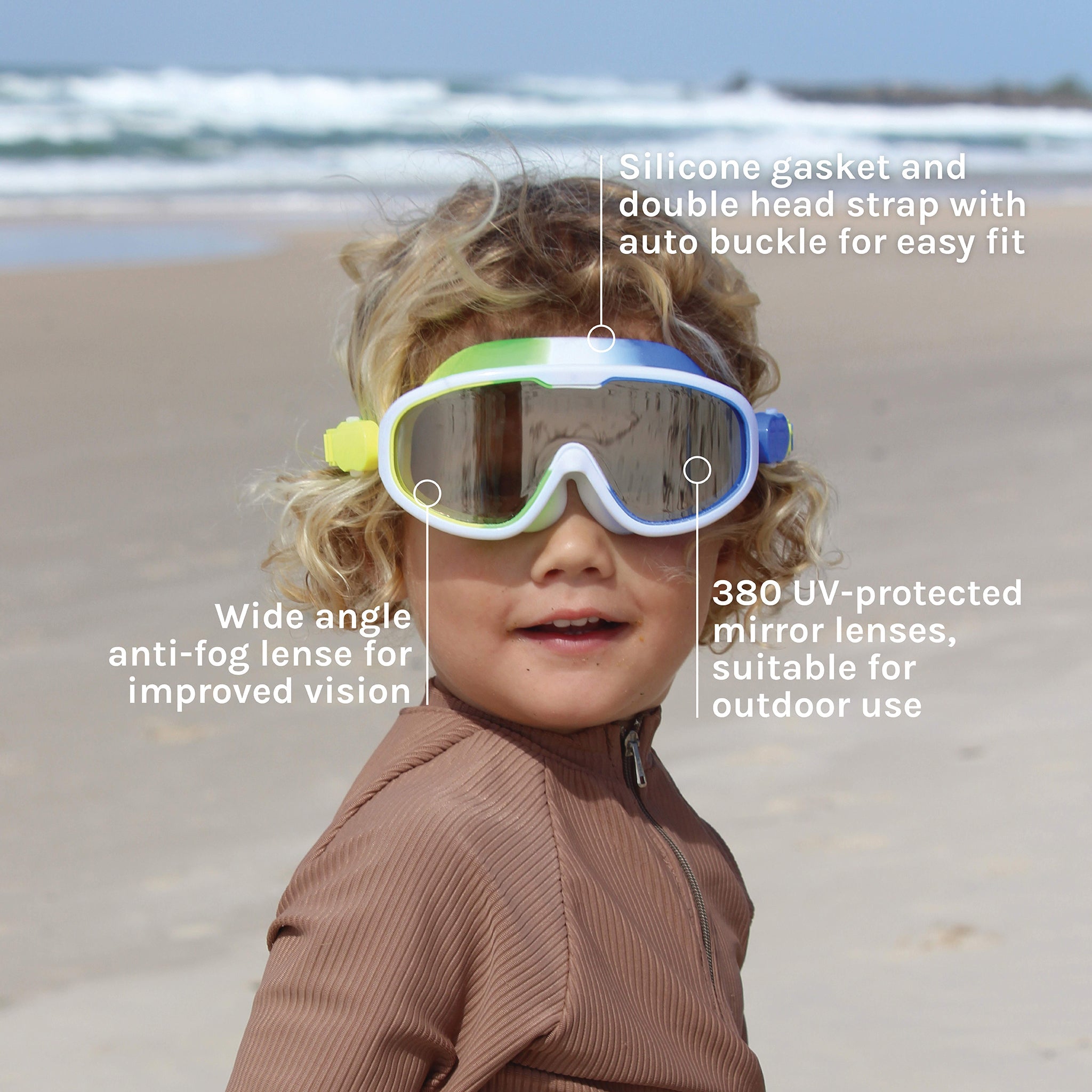 Sunnylife Kids Swim Mask - Into the Jungle