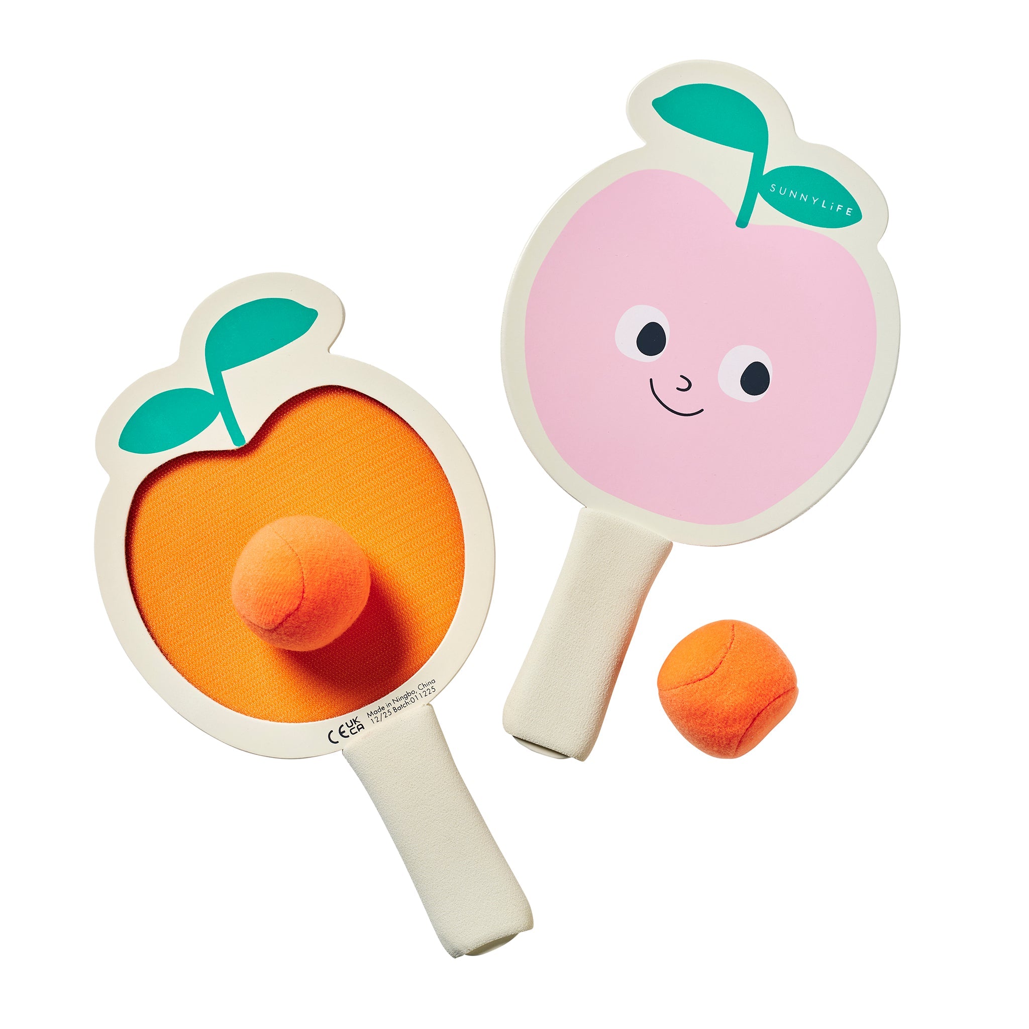 Sunnylife Kids Velcro Beach Bats - Poppy the Peach