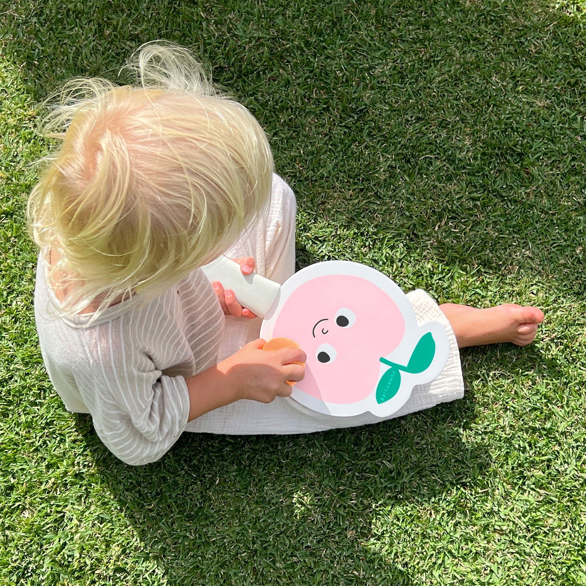 Sunnylife Kids Velcro Beach Bats - Poppy the Peach