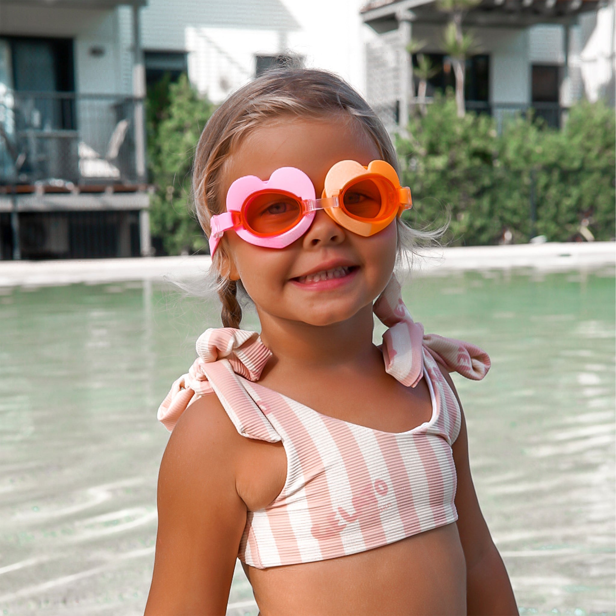 Sunnylife Kids Swim Goggles - Poppy the Peach Multi