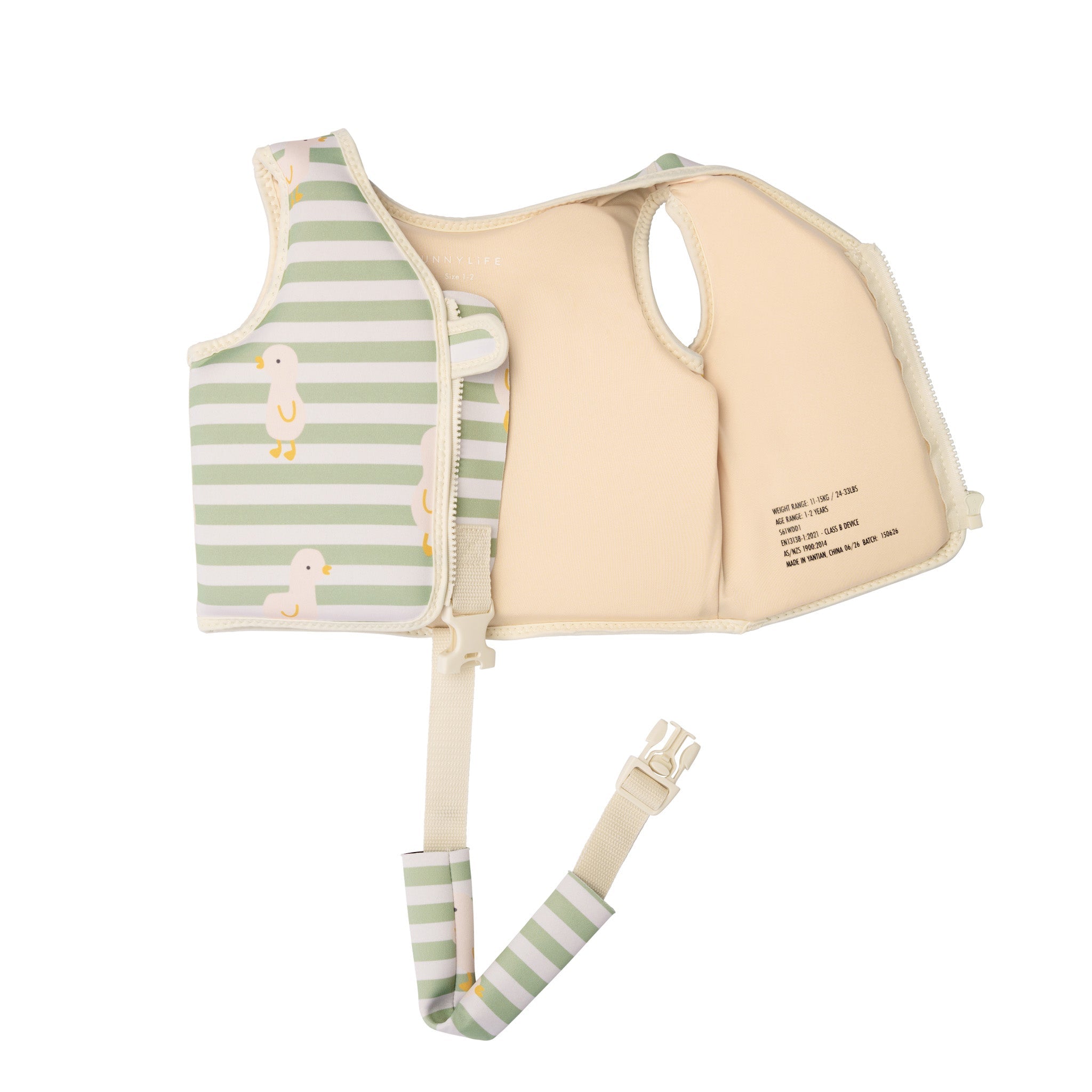 Sunnylife Kids Swim Vest 1-2 - Dex the Duck