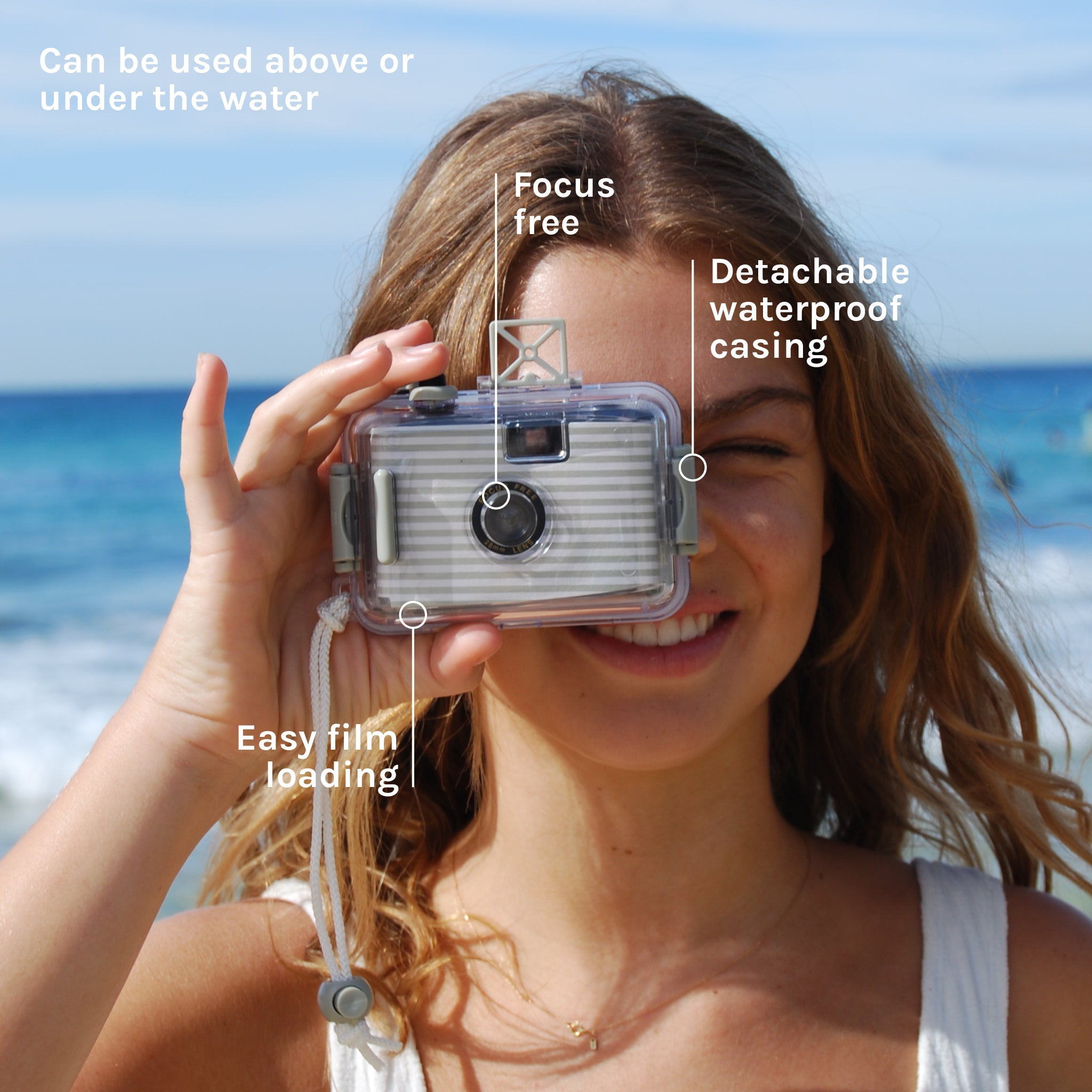 Sunnylife Underwater Camera - Seagrass Stripe