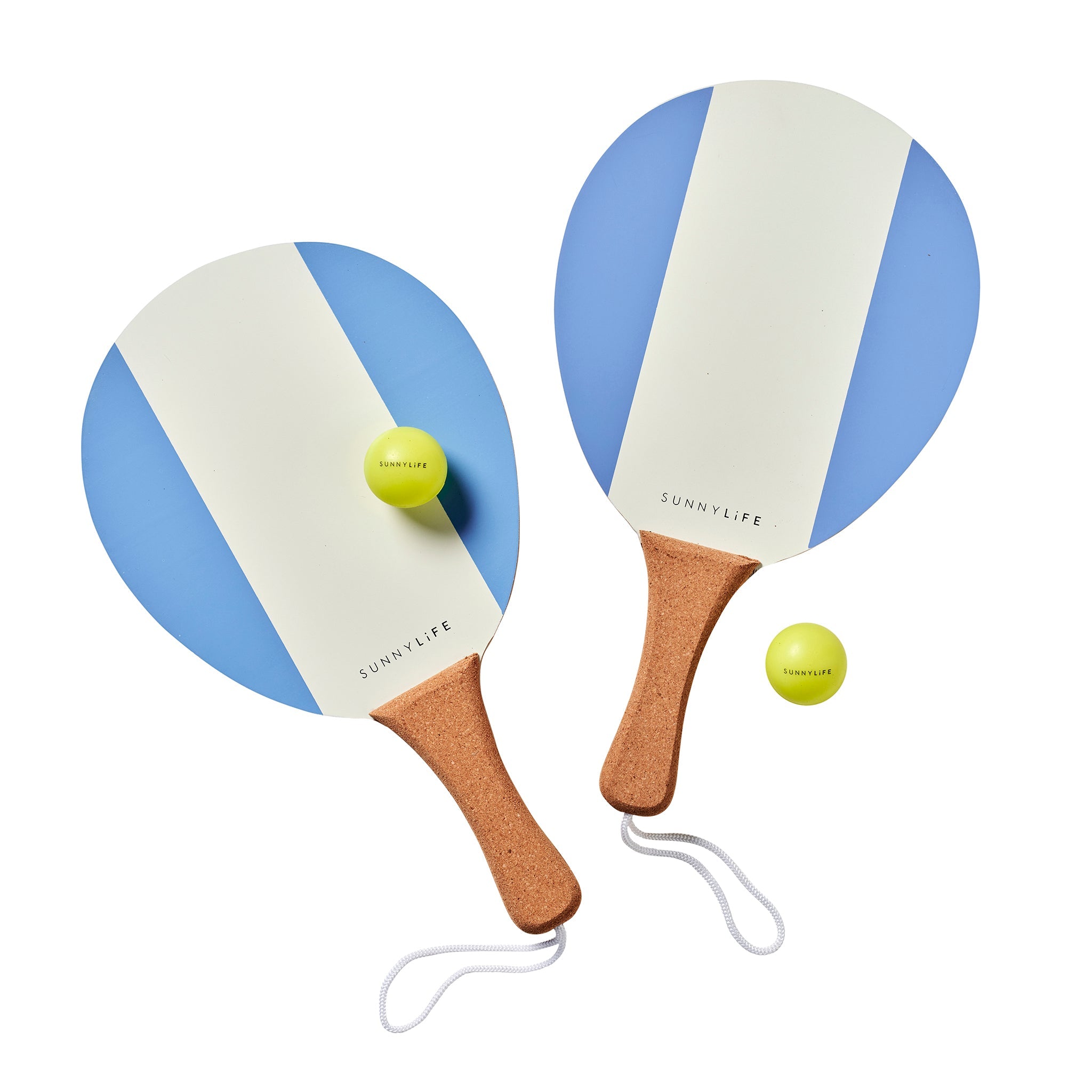 Sunnylife Vintage Beach Paddles - La Mer Med Blue