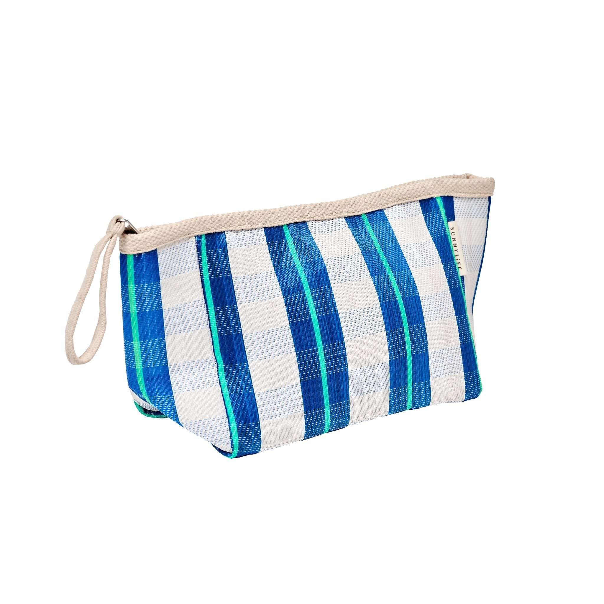 Sunnylife Beach Pouch - La Mer Blue Neon