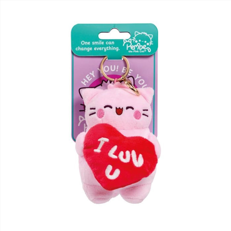 Pembe I Love You Keyring
