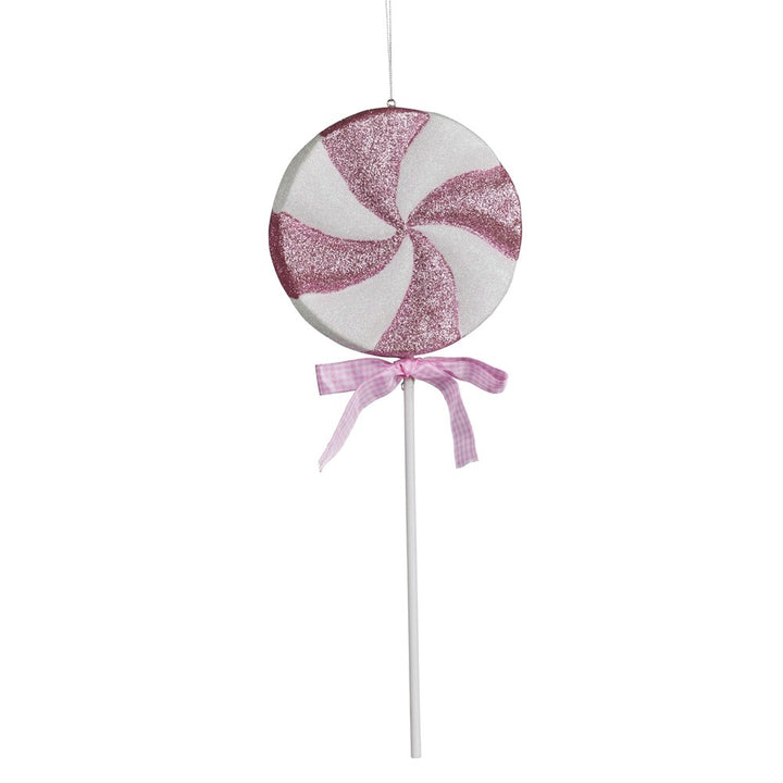 Christmas Decoration: Candy Cane Pick Pink