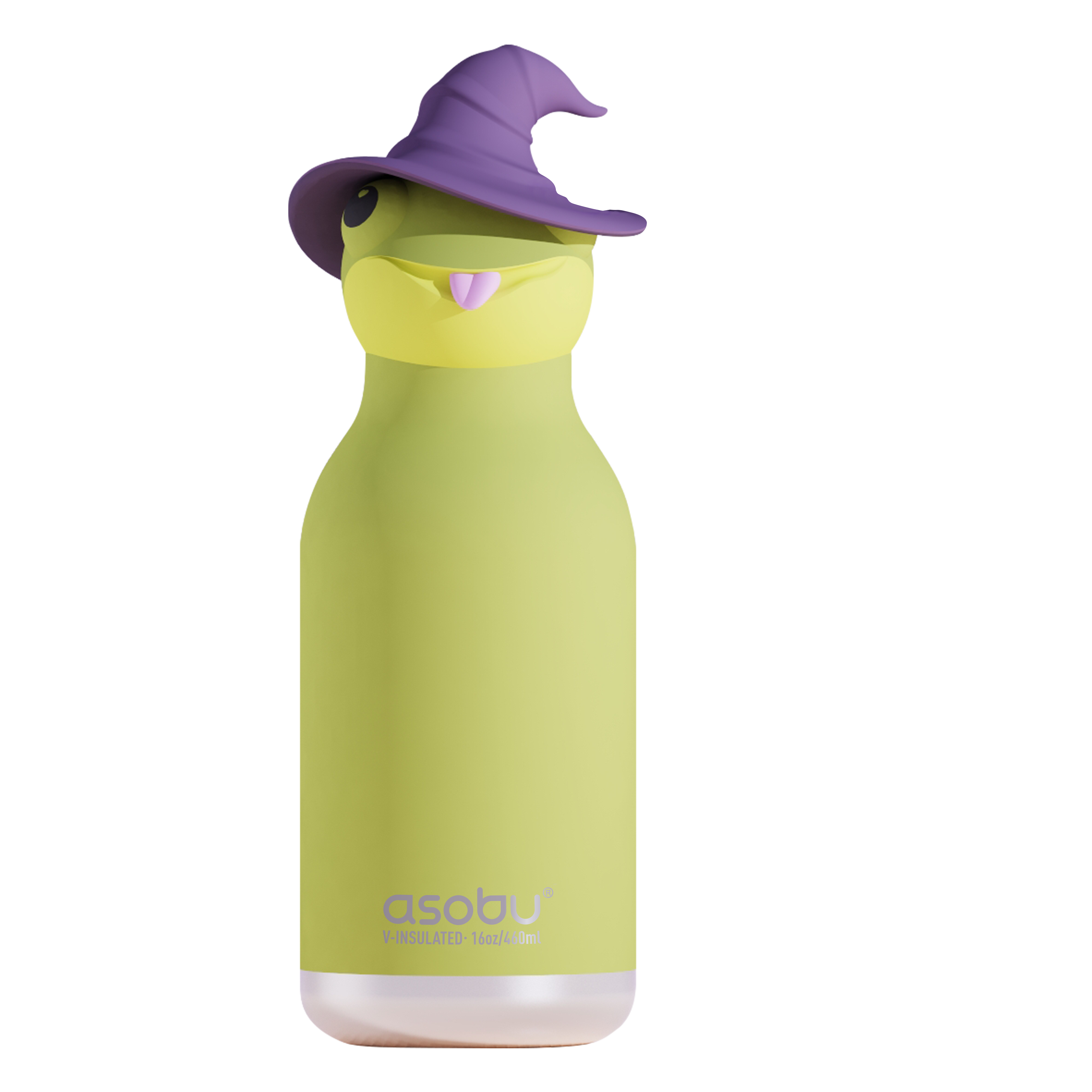 Asobu Spookie Water Bottle 460ml - Frog Witch