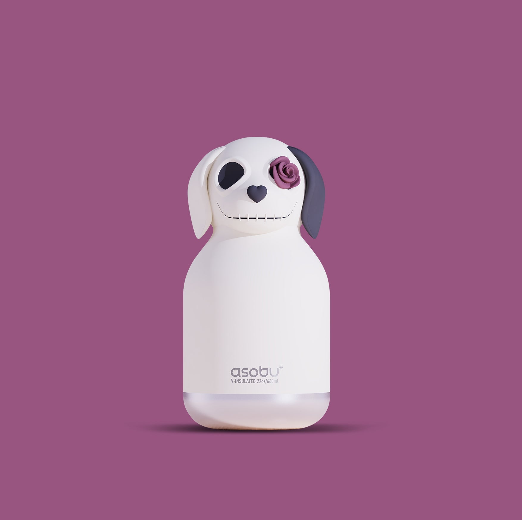 Asobu Spookie Water Bottle 660ml - Undead Dog