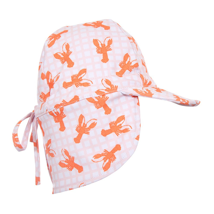 acorn kids: Pink Lobsters Swim Flap Cap Pink