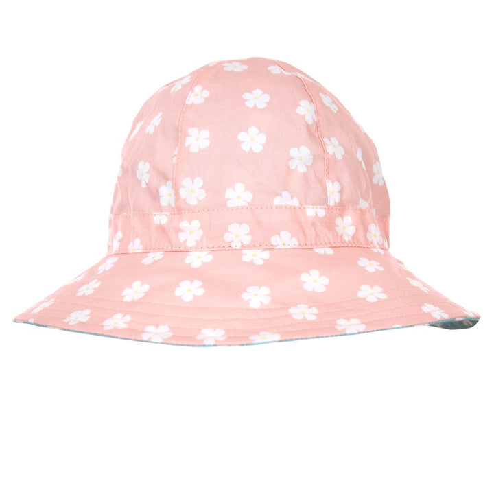 acorn kids: Petuna Reversible Wide Brim Sunhat Pink, Blue and White