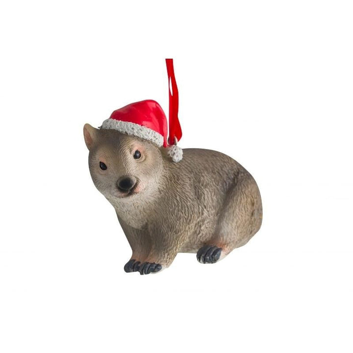 Australian Christmas Decoration - Christmas Wombat