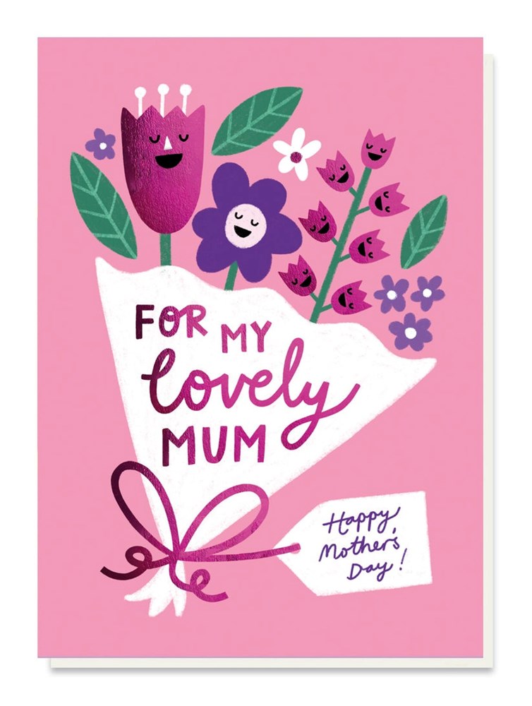 Stormy Knight: Pink Posies Card