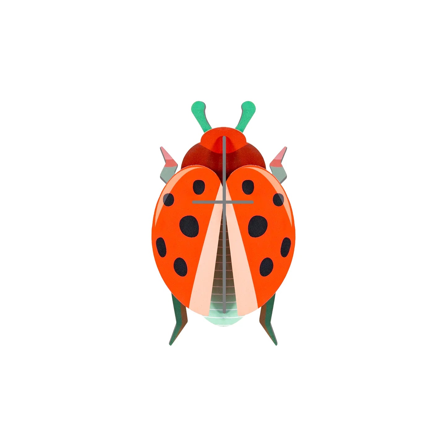 Studio Roof: 3D Wall Art Beetle - Coccinelle Rouge