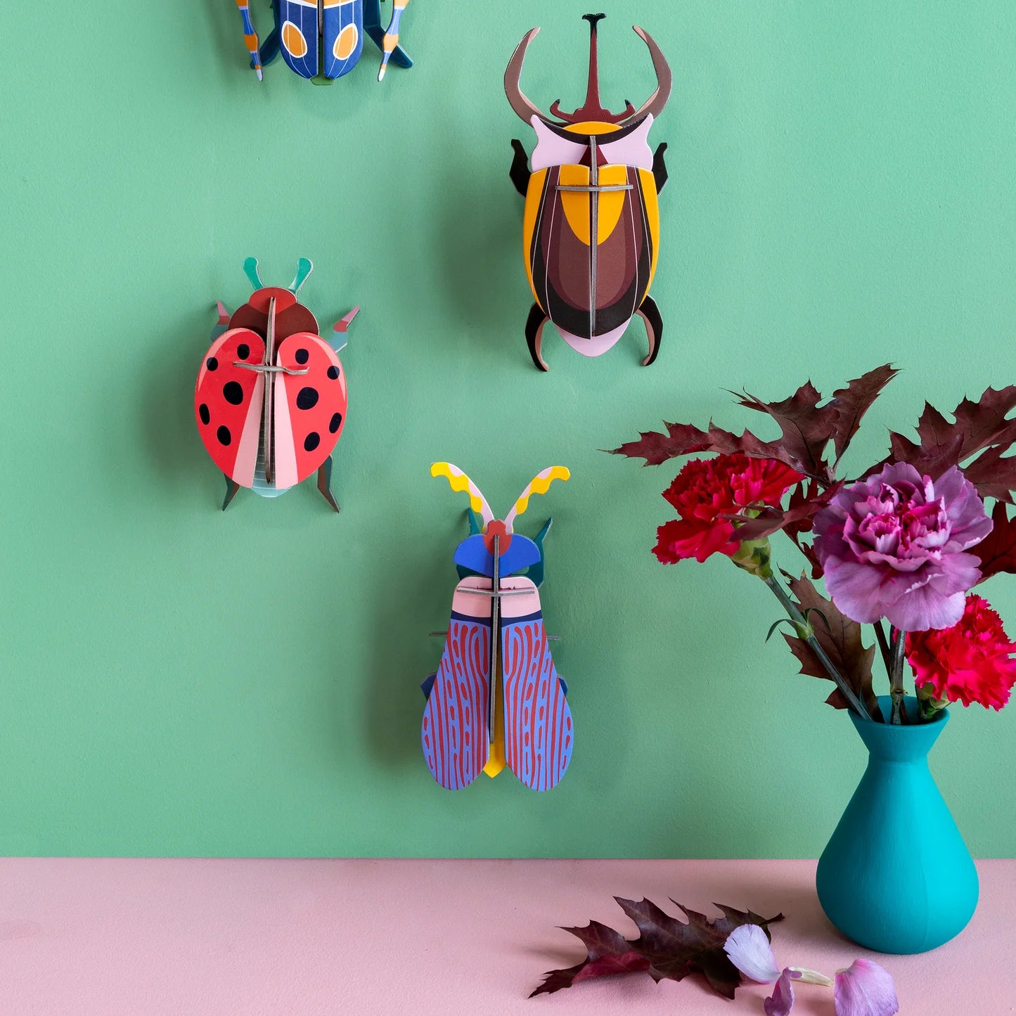 Studio Roof: 3D Wall Art Beetle - Coccinelle Rouge