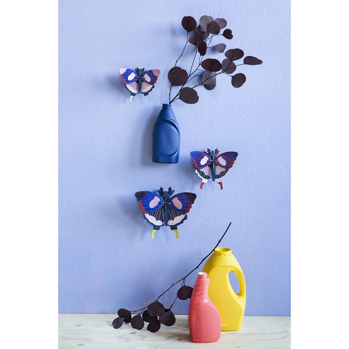 Studio Roof: Wall Art Butterflies (A4) Set Of 3 - Swallowtail Butterfly