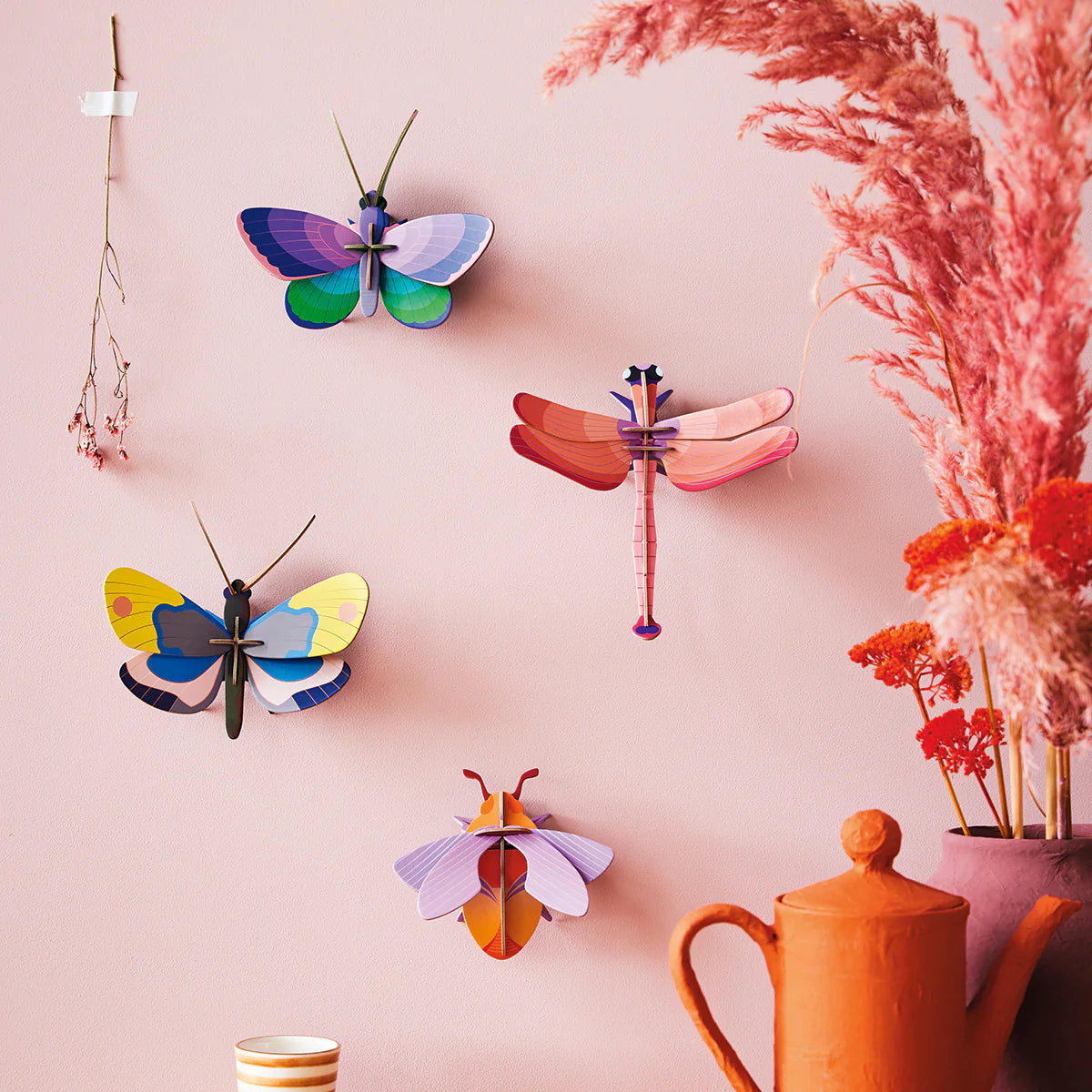 Studio Roof: Wall Art Butterflies (B7) - Bumblebee