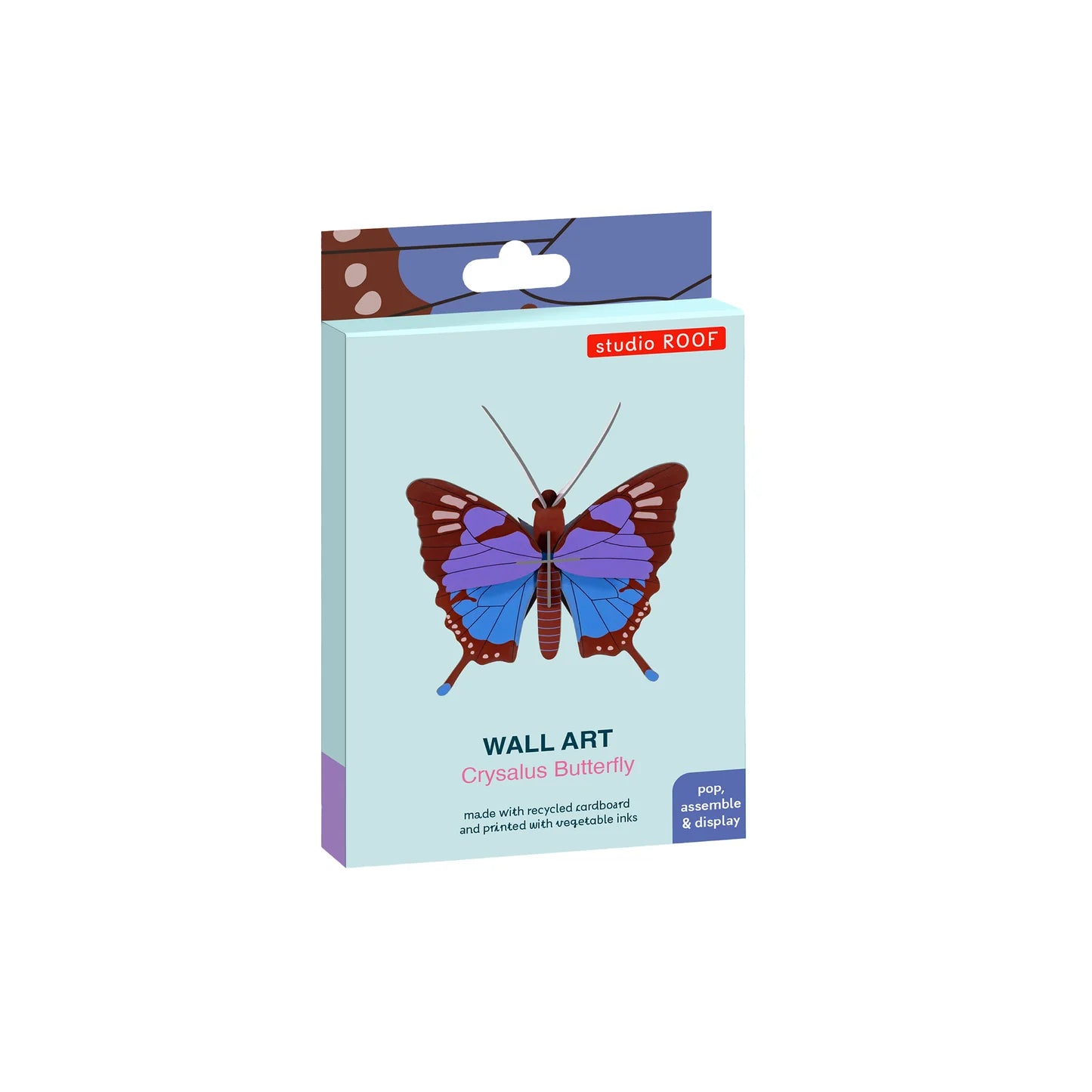 Studio Roof: 3D Wall Art - Crysalus Butterfly