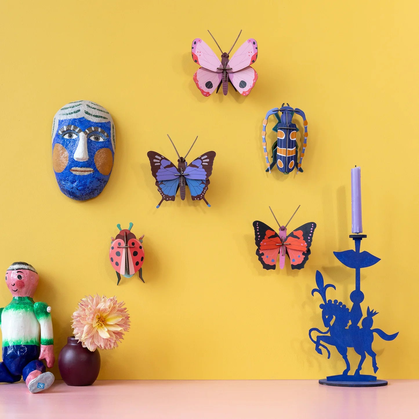 Studio Roof: 3D Wall Art Butterflies Large Fox B7