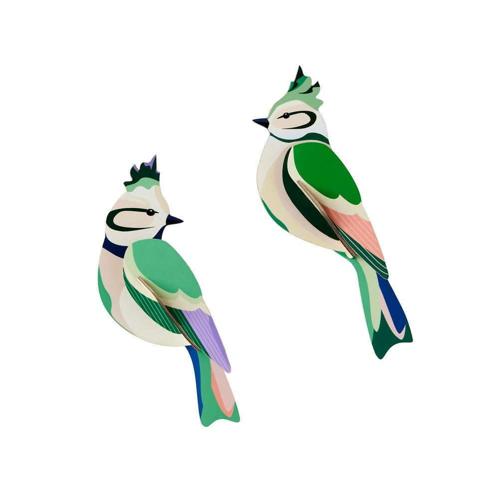 Studio Roof: Wall Art Garden Birds (B6) - Forest Crests