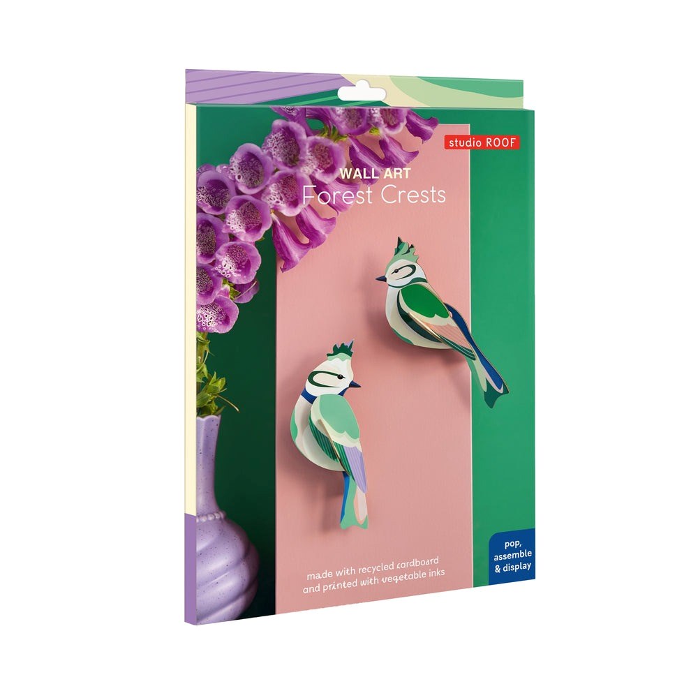 Studio Roof: Wall Art Garden Birds (B6) - Forest Crests