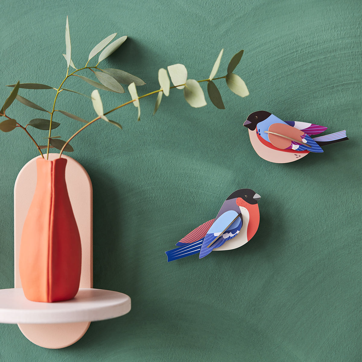 Studio Roof: 3D Wall Art Garden Birds Finches
