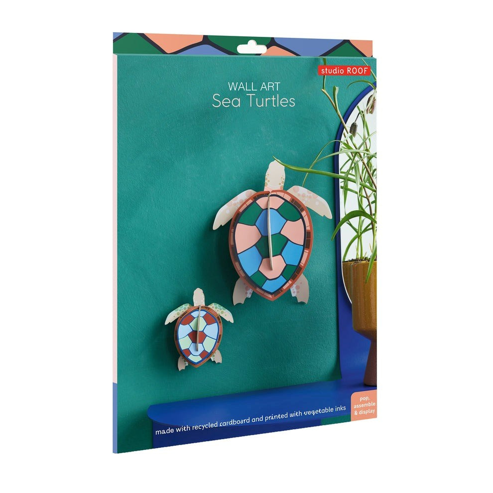 Studio Roof: Wall Art Sea Creatures (A4) - Sea Turtles