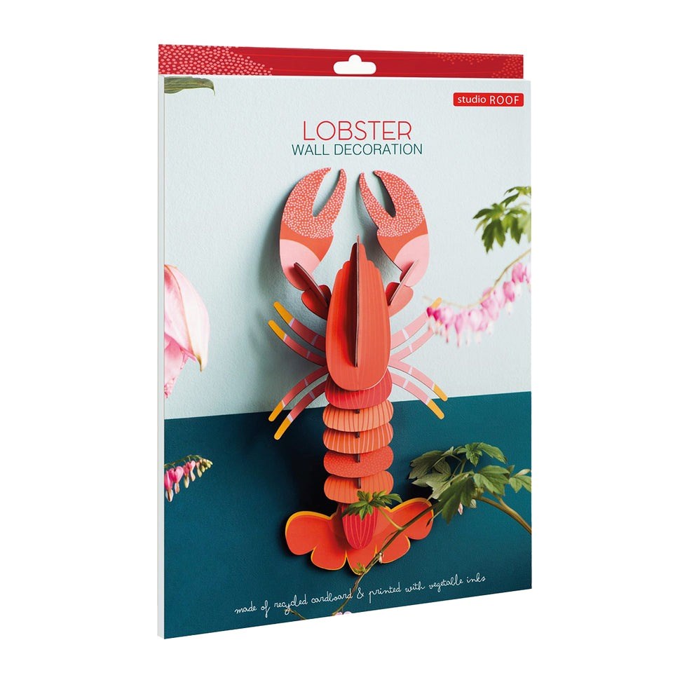 Studio Roof: Wall Art Sea Creatures (A4) - Lobster