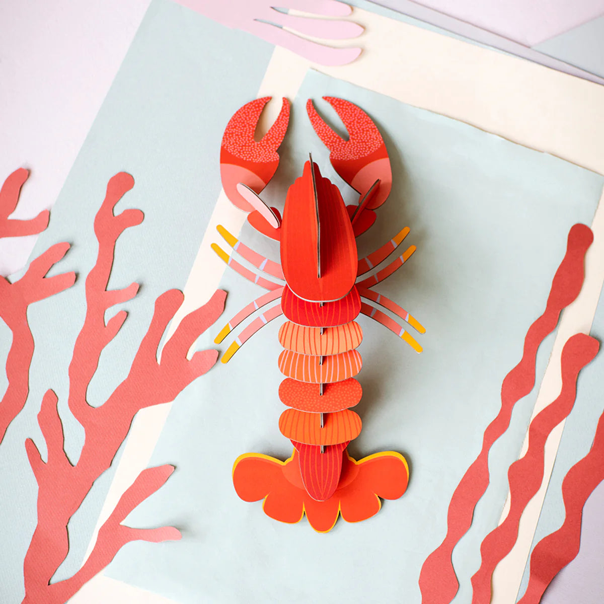 Studio Roof: Wall Art Sea Creatures (A4) - Lobster