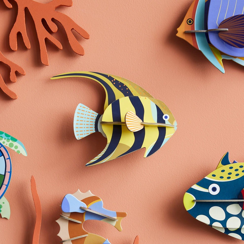 Studio Roof: Wall Art Sea Creatures (B7) - Angelfish