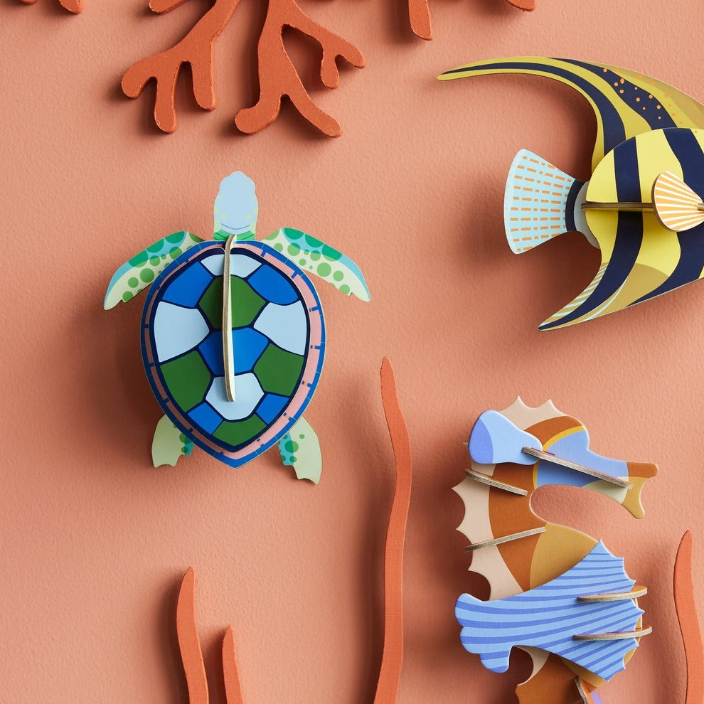 Studio Roof: Wall Art Sea Creatures (B7) - Sea Turtle