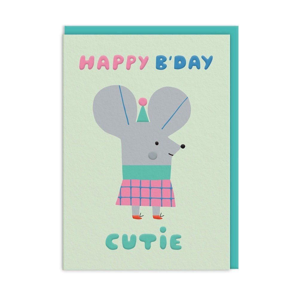 Ohh Deer Greeting Card Happy Birthday Cutie