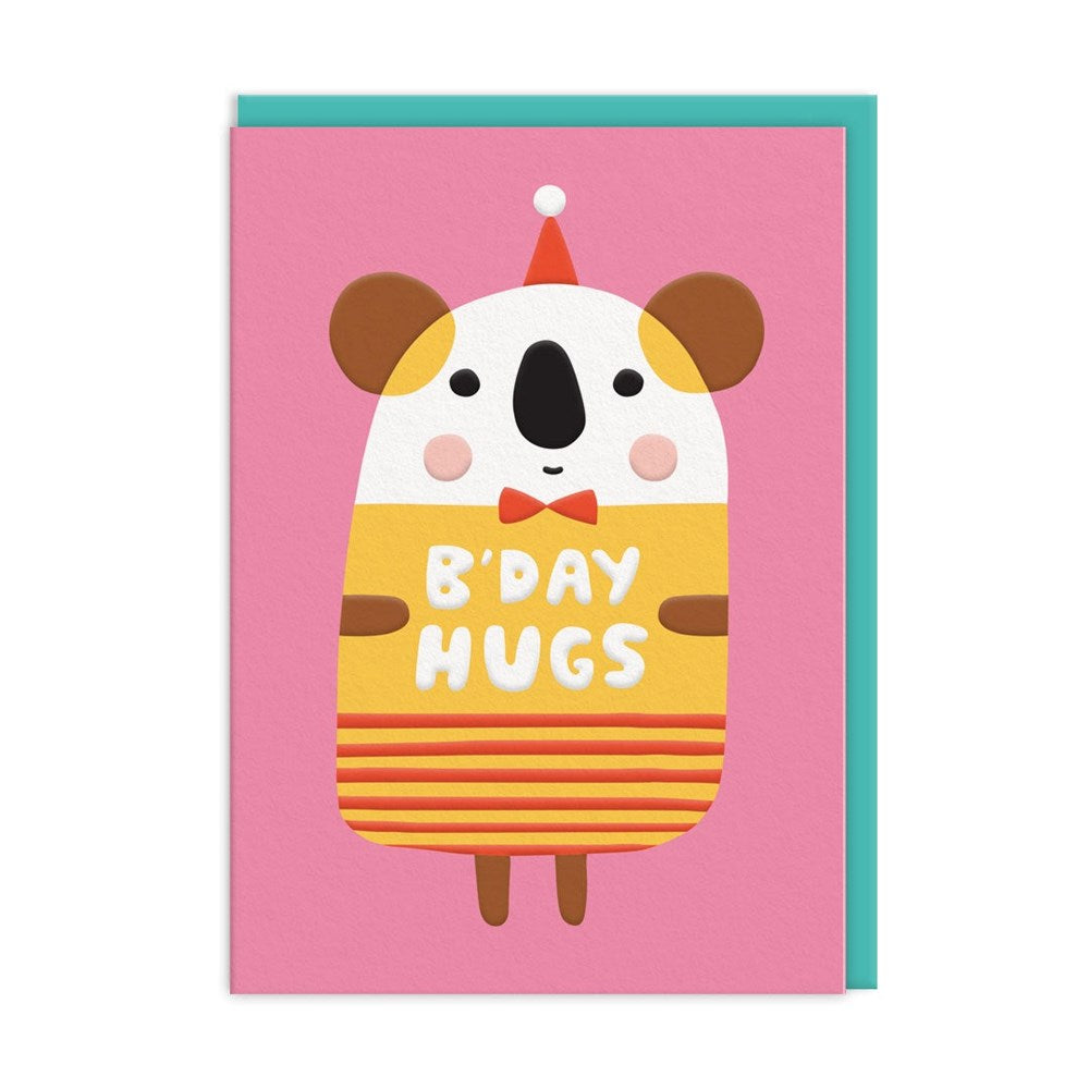 Ohh Deer: Greeting Card Happy Birthday Hugs
