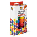 Tiger Tribe: Stackable Crayons - Retro Rainbow
