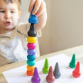 Tiger Tribe: Stackable Crayons - Retro Rainbow