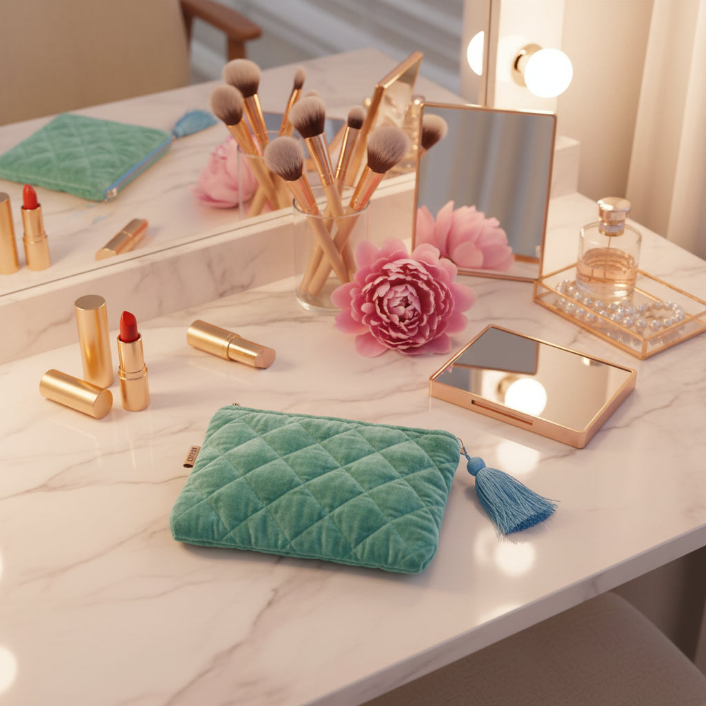 Seabed Velvet Cosmetics Purse