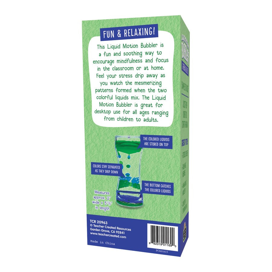 Teacher Created Resources: Liquid Motion Bubbler Green & Blue
