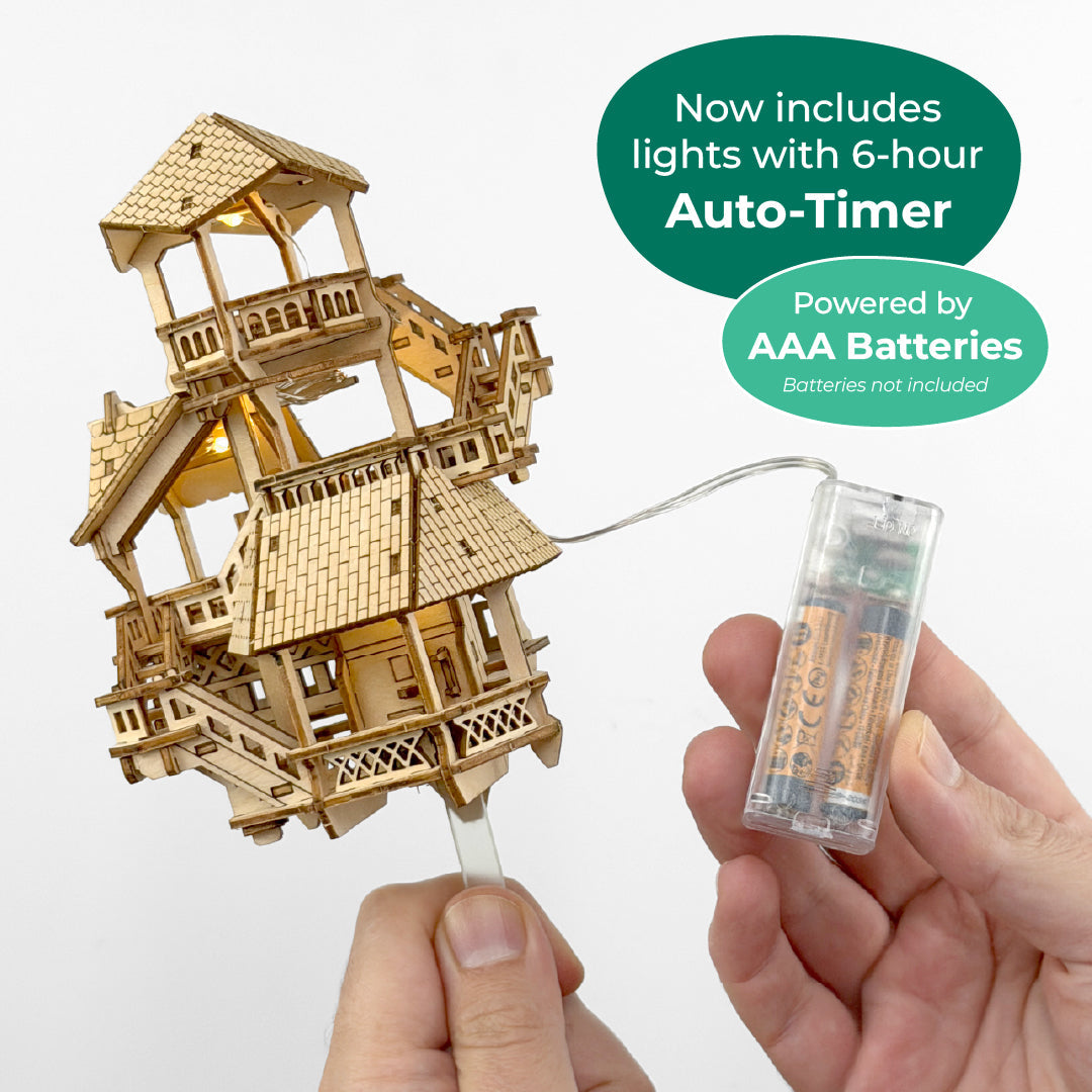 Tiny Treehouses Forest Cottage - DIY Miniature Kit