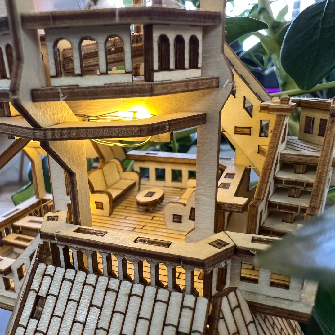 Tiny Treehouses Forest Cottage - DIY Miniature Kit