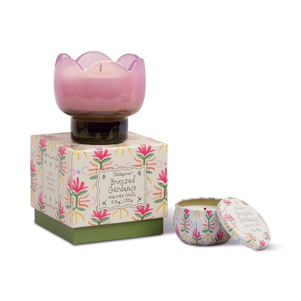 Paddywax: Tulip Candle 5.5oz - Bronzed Gardenia