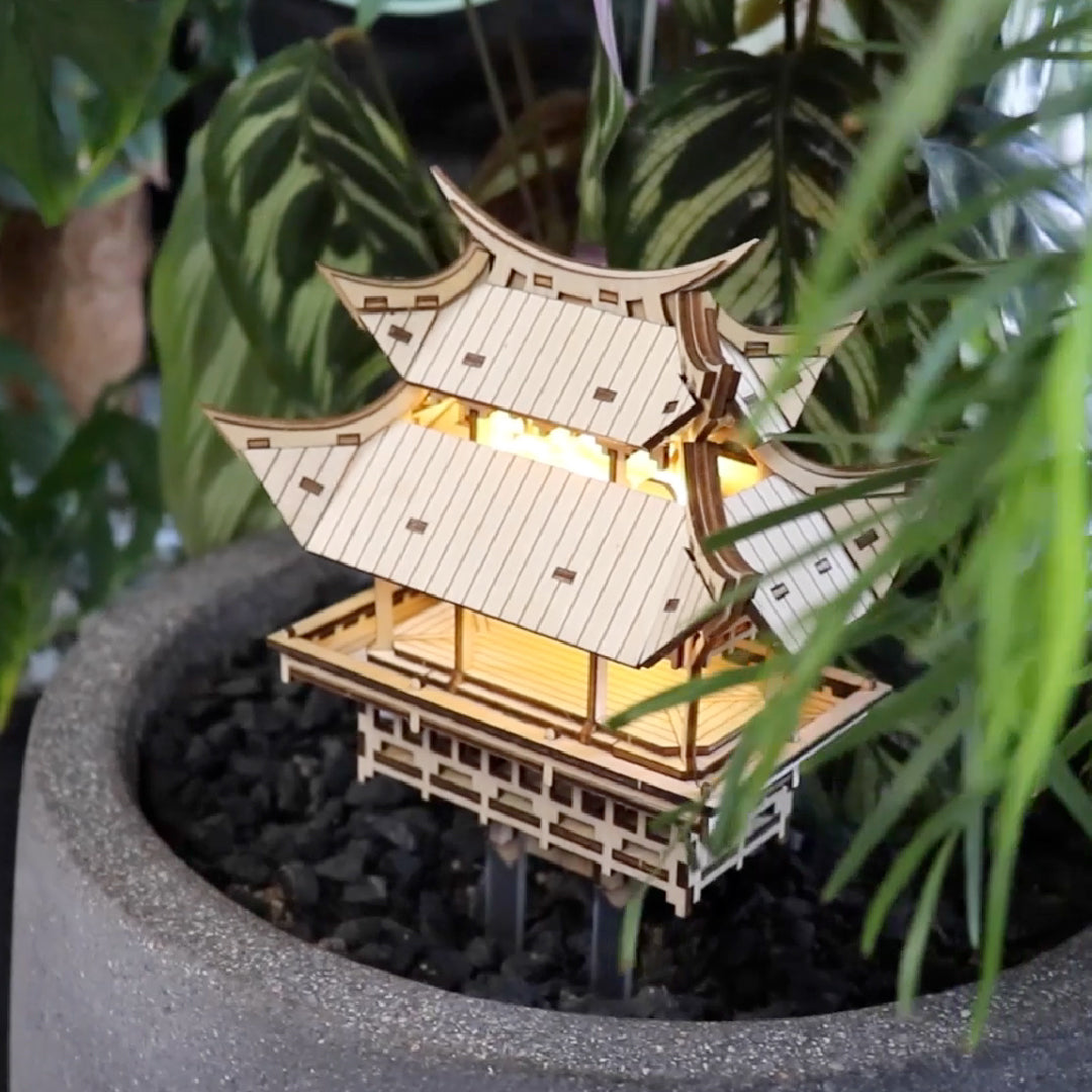 Tiny Treehouses Temple of Gratitude - DIY Miniature Kit