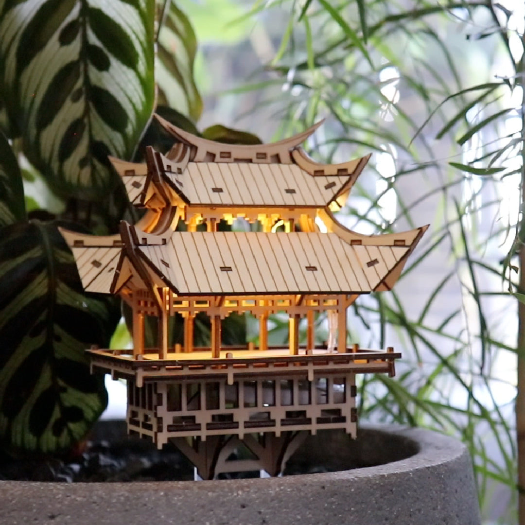 Tiny Treehouses Temple of Gratitude - DIY Miniature Kit