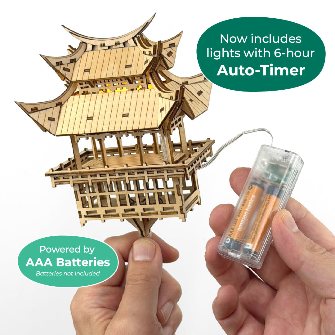 Tiny Treehouses Temple of Gratitude - DIY Miniature Kit