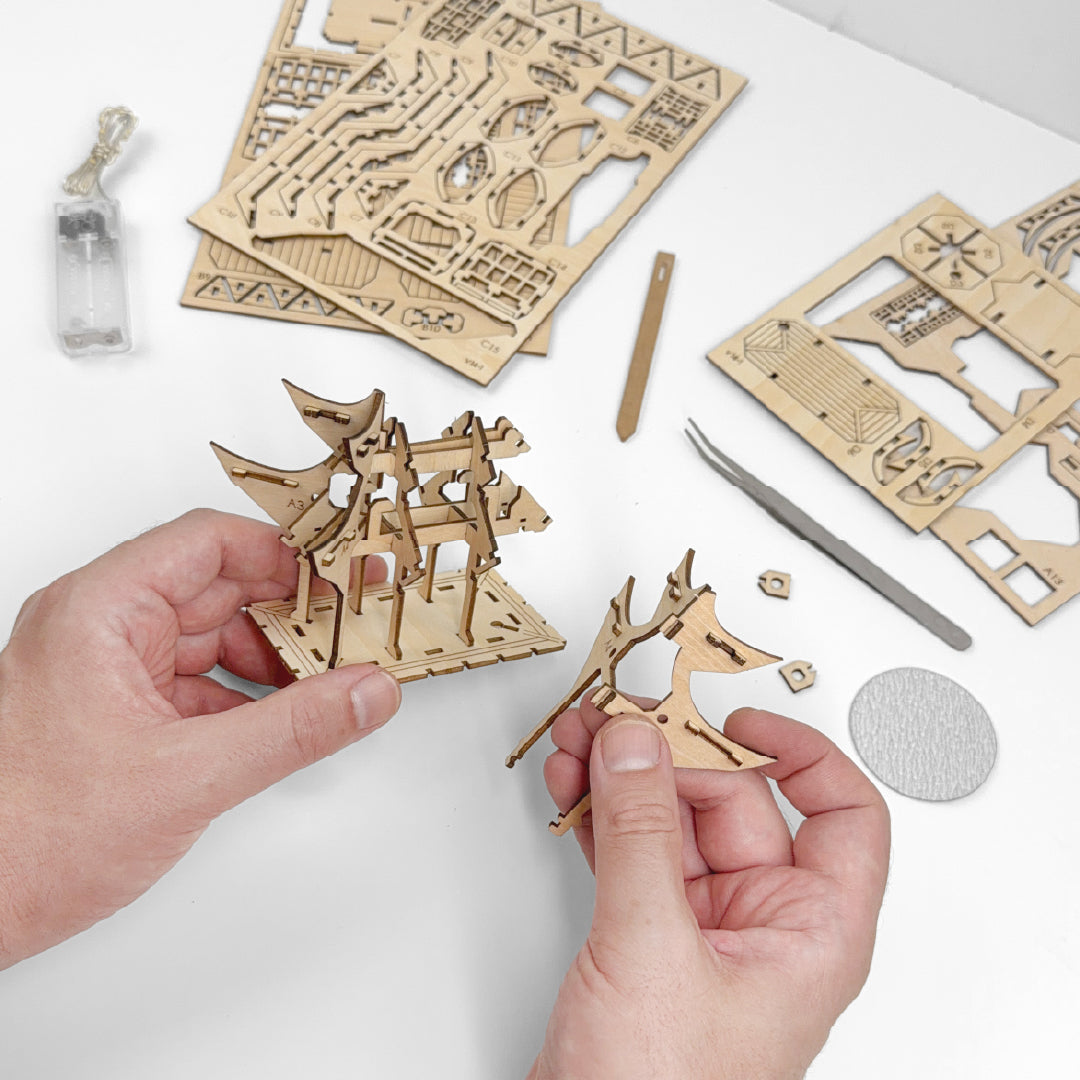 Tiny Treehouses Temple of Gratitude - DIY Miniature Kit