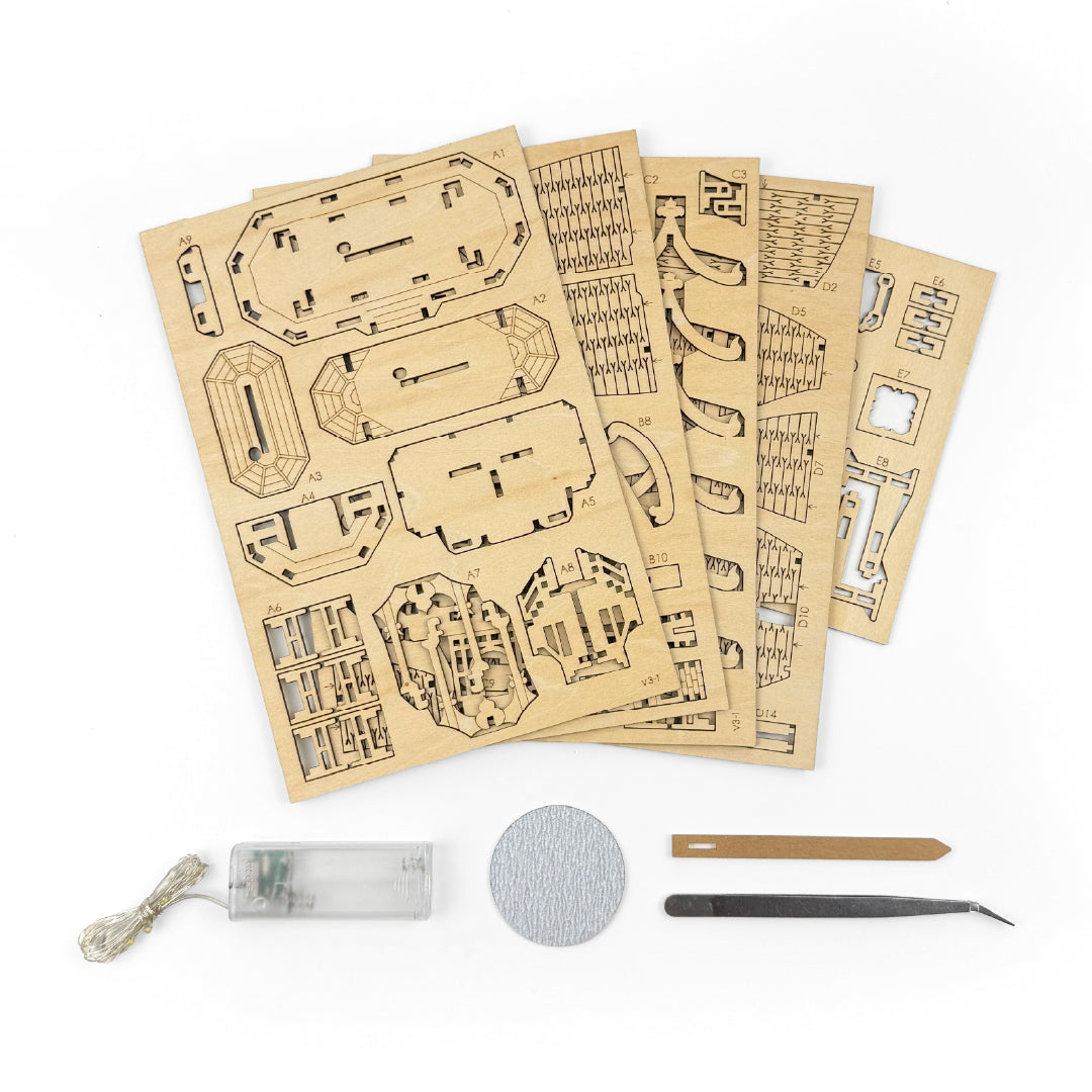 Tiny Treehouses Temple of Joy - DIY Miniature Kit
