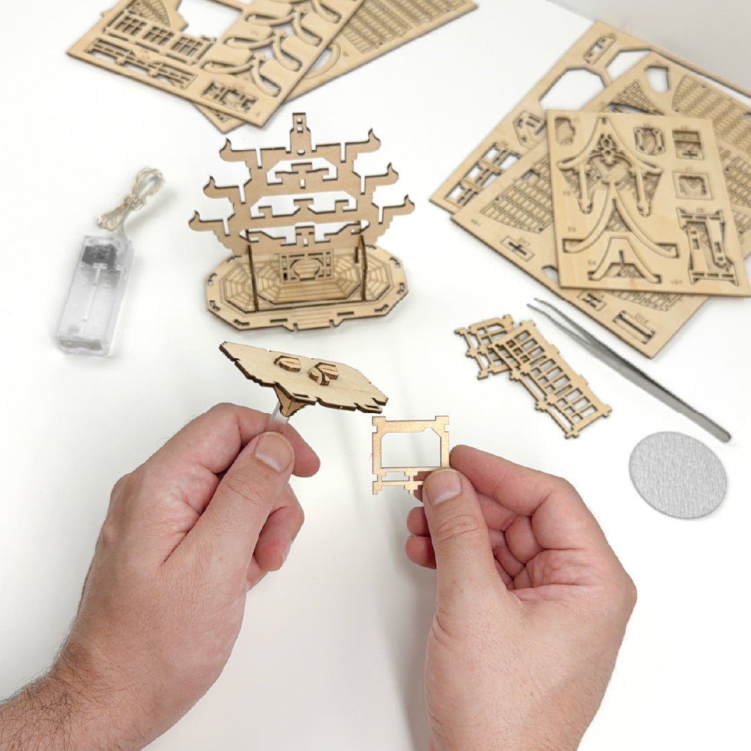 Tiny Treehouses Temple of Joy - DIY Miniature Kit