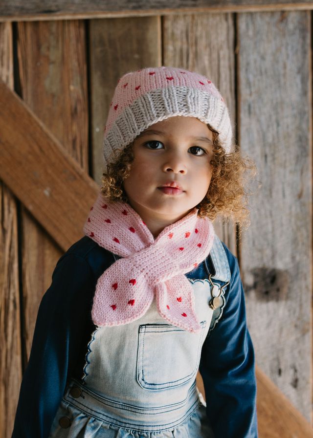 Acorn kids: Cherry Beanie Pink