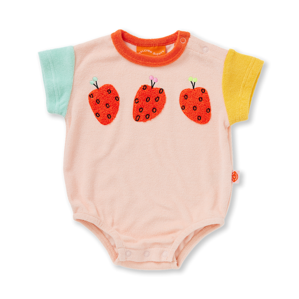Halcyon Nights Terry Short Sleeve Bodysuit - Tiny Orchard