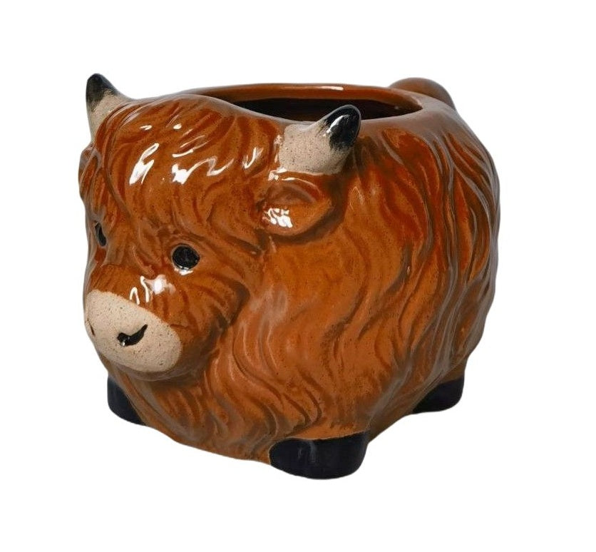 Highland Cow Mug Brown