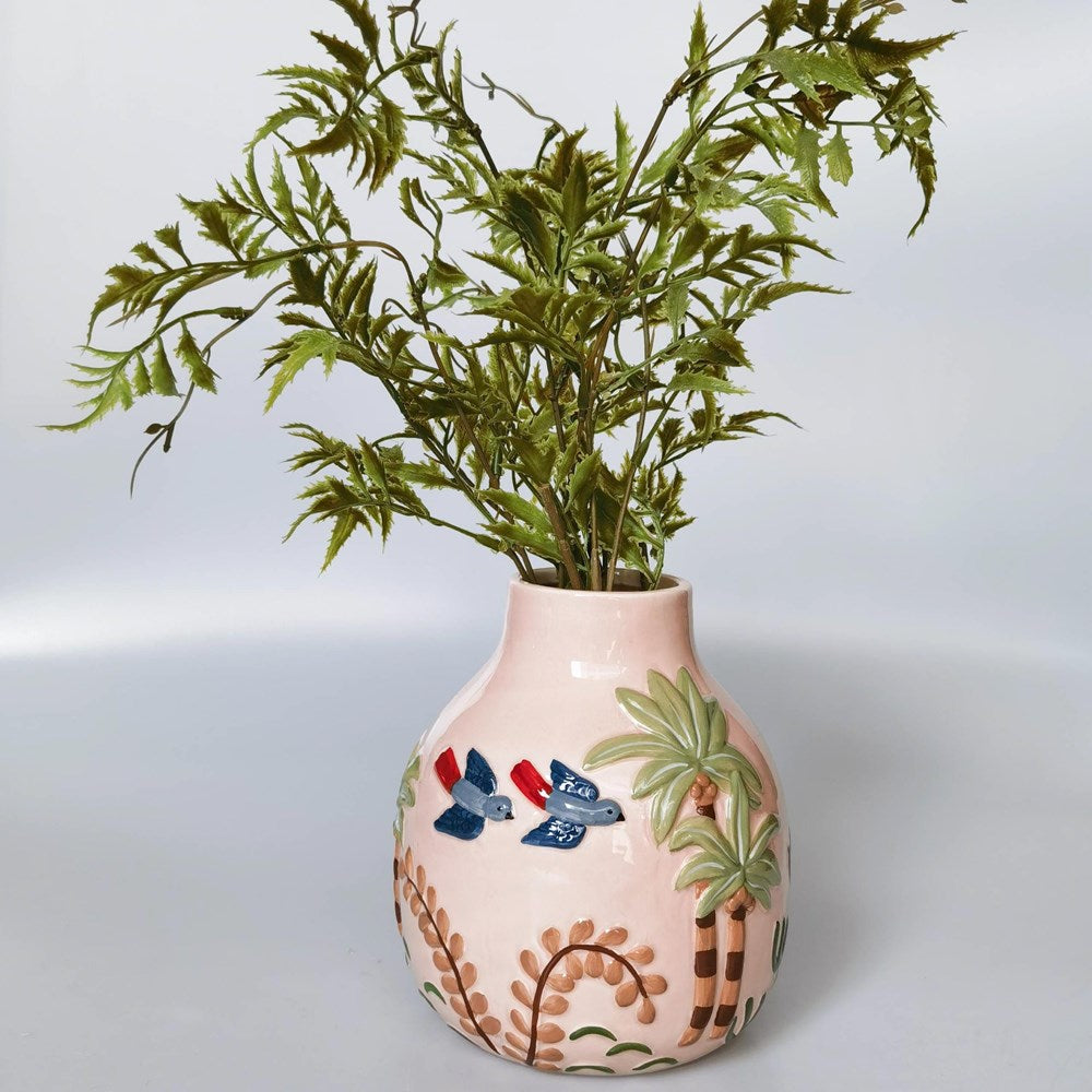 Madagascar Vase Pink 17 cm